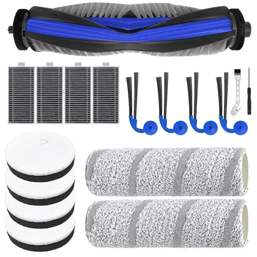 

1 Main Brush+2 Roller Brushes+4 Filter Wadding+4 Filters+ 4 Side Brushes+1 Screwdriver+1 Cleaning Brush For ECOVACS For Deebot