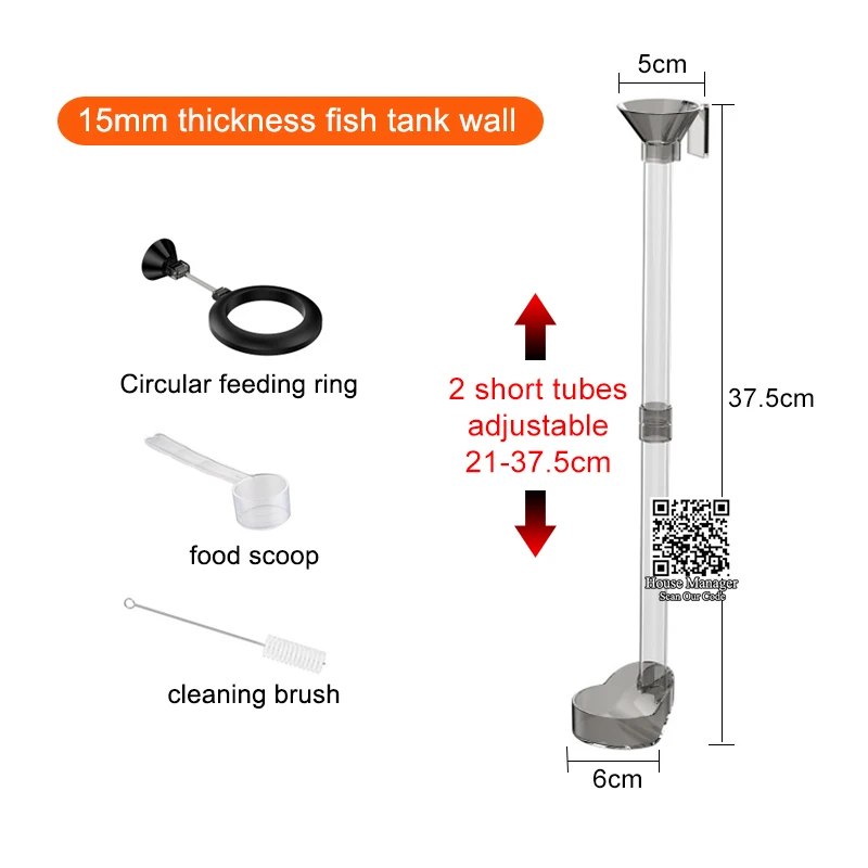 fish feeder,aquarium feeder feed fish food bowl,shrimp feeder for shrimp tank accessories, Acrylic feeding tube pipe suction cup