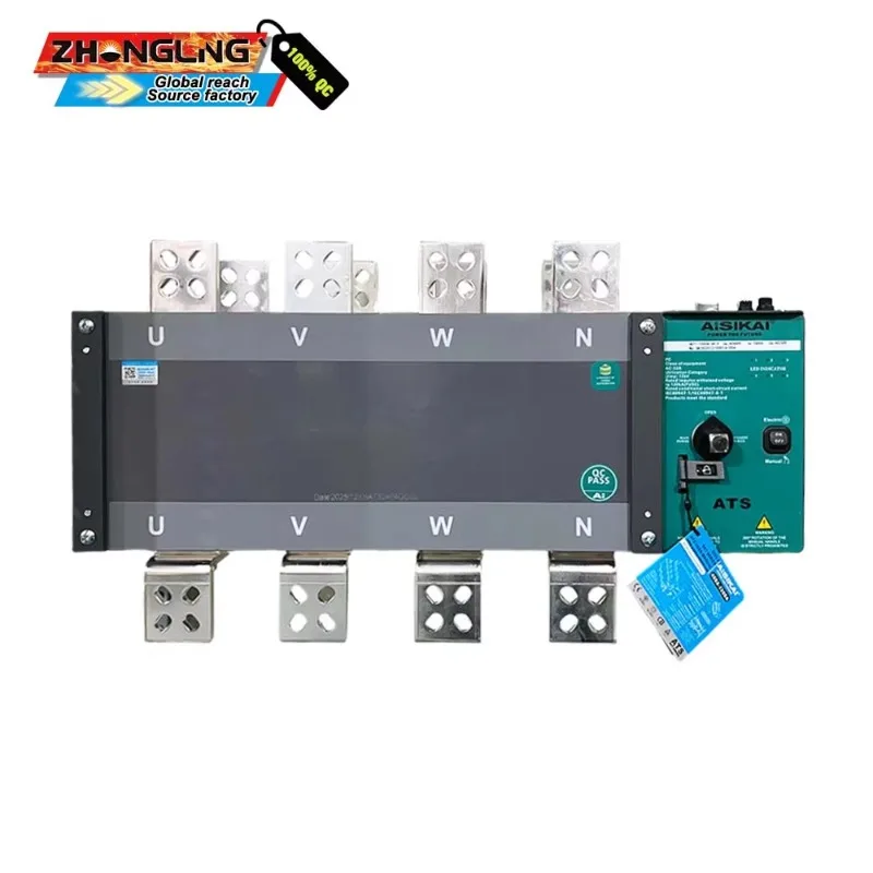 

Ats Dual Power Three-phase Automatic Transfer Switch Generator Parts SKT1-1000A Aisikai Ats Automatic Transfer Switch