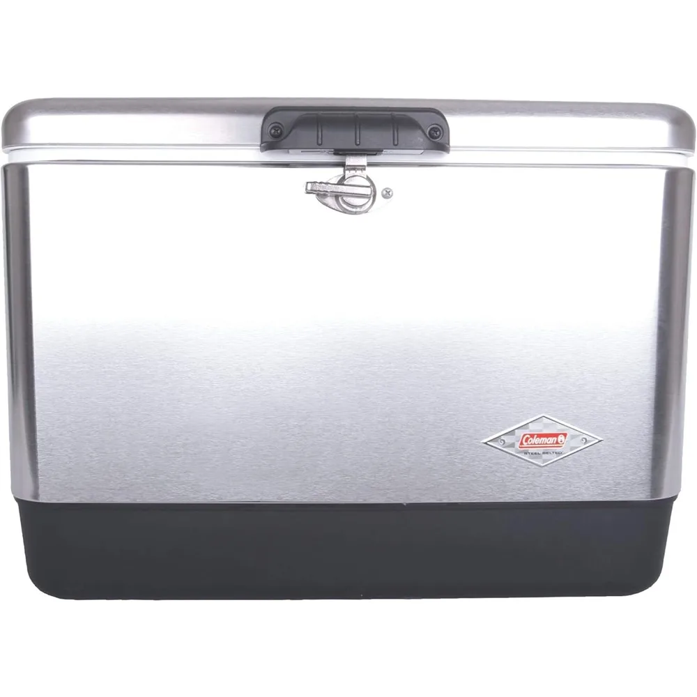 

Cooler | Steel-Belted Cooler Keeps Ice Up to 4 Days | 54-Quart Cooler for Camping, BBQs, Tailgating & Outdoor Activities