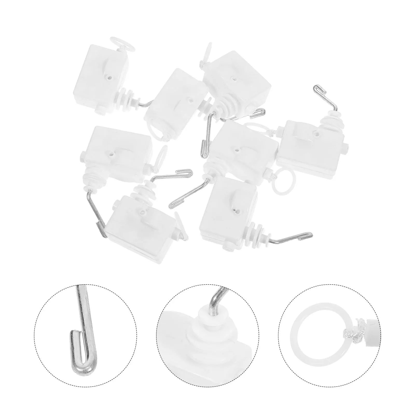

8Pcs Pull String Wagging Tail Mechanism Durable Wind-Up Clockwork Movement for DIY Stuffed Animal Wing Replacement Parts Quiet