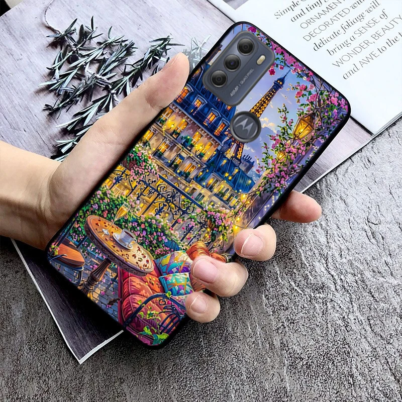 

Eiffel Tower Phone Case For Motorola Moto G85 G55 G05 G14 G75 G31 G50 G10 G20 G30 G60 G13 G32 G84 G54 G53 G72 G24 Power