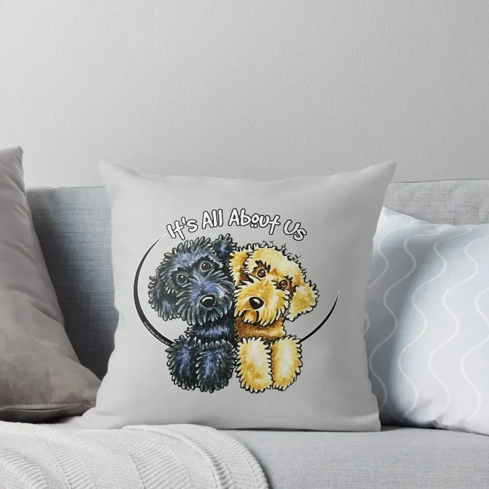 

Labradoodles Black Yellow IAAU Throw Pillow Decorative Cushions Sofa Covers christmas pillowcases pillow