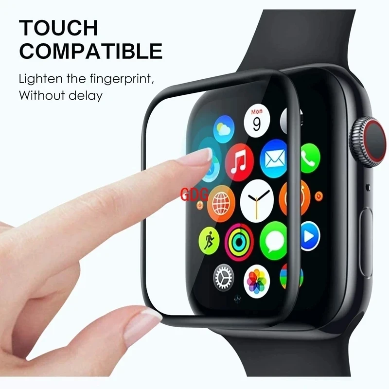 5PCS Screen Protector for Apple Watch 7 6 SE 5 9 8 40MM 41MM 42MM 44MM 45MM 38MM Ceramic Film for IWatch Ultra 49MM Not Glass