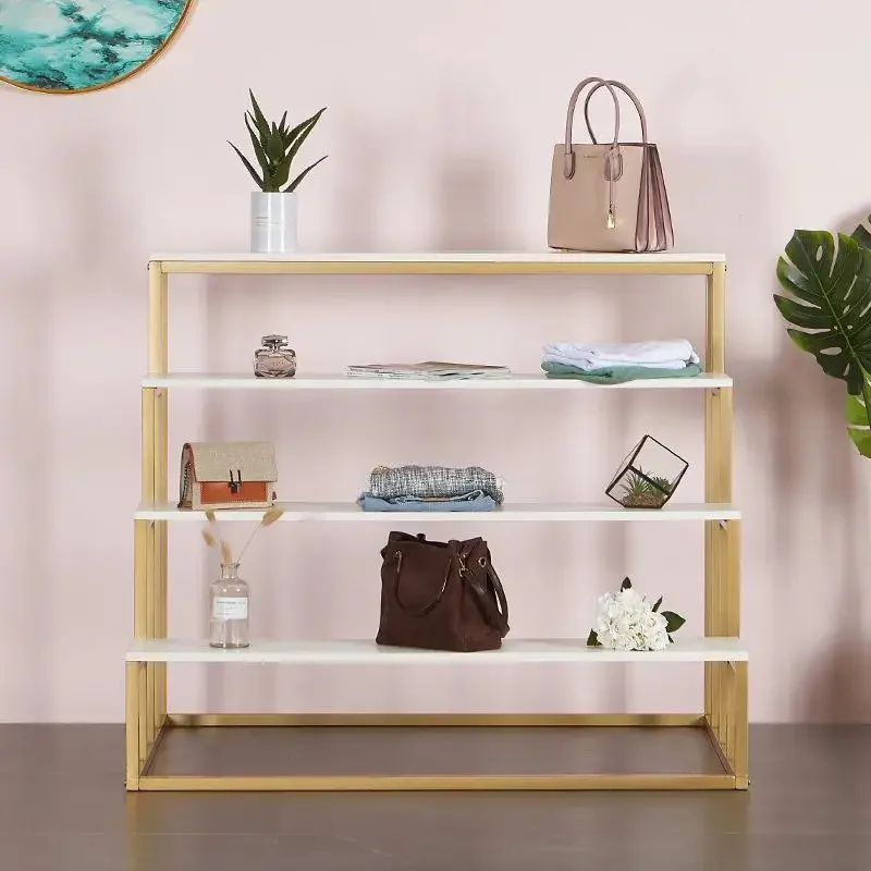 Clothing store water  multi-storey floor trapezoidal display  shoe rack bag rack flower shop shelf display Nakajima sh