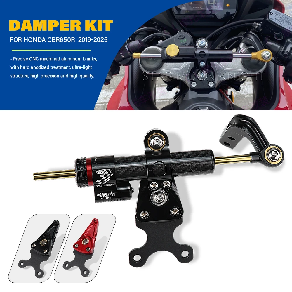 For HONDA CBR 650 R CBR650R CBR 650R (2019-2025) Motorcycles Accessories Steering Stabilize Damper Bracket Mount Kit