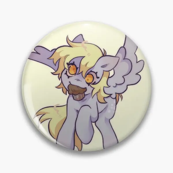 Мягкая булавка Derpy для женской шляпы, модная брошь для украшения одежды для влюбленных, забавный подарок, креативная мультяшная булавка на лацкан, металлическая Милая