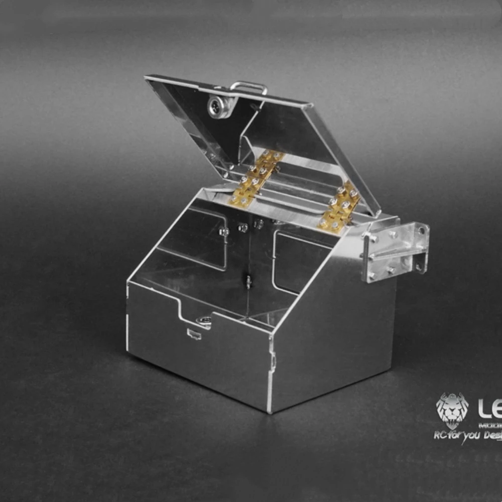 TGX ツールボックスシミュレーションステンレス鋼シルバー 1/14 タミヤ RC MAN TGX リモートコントロールトラクタートラック修正されたおもちゃの部品