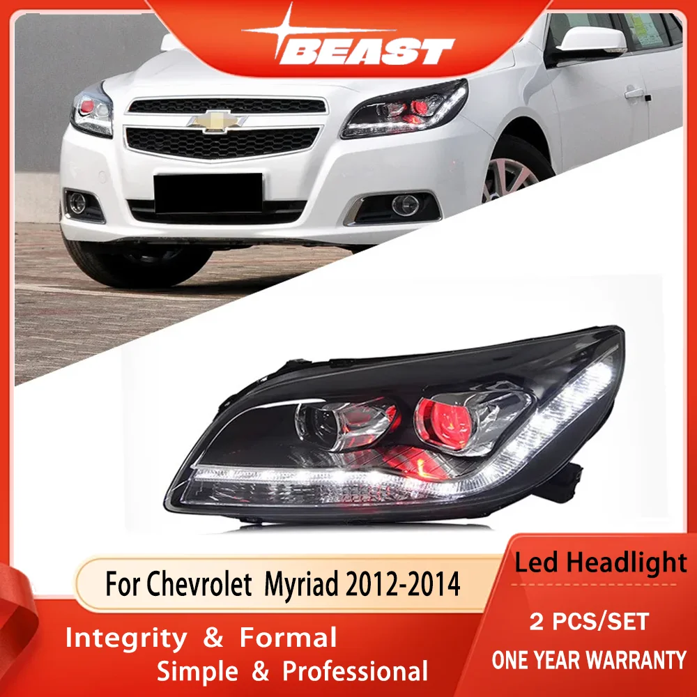 

For Chevrolet 12-14 Myriad headlight assembly Plug and Play retrofit LED daytime running lights running water turn signal xenon