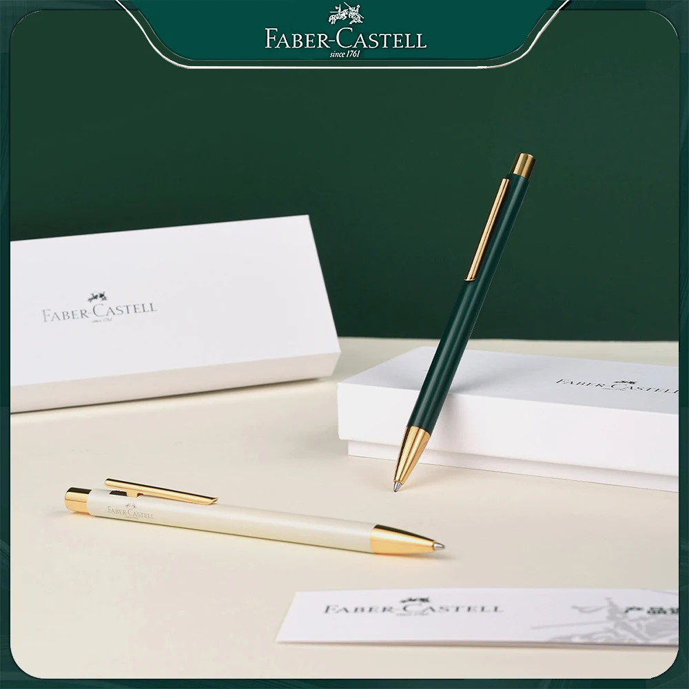 1PC New Faber-Castell Ballpoint Pen Metal Signing Pen High End Stationery Cute Stationery 0.7mm Business Office Supplies