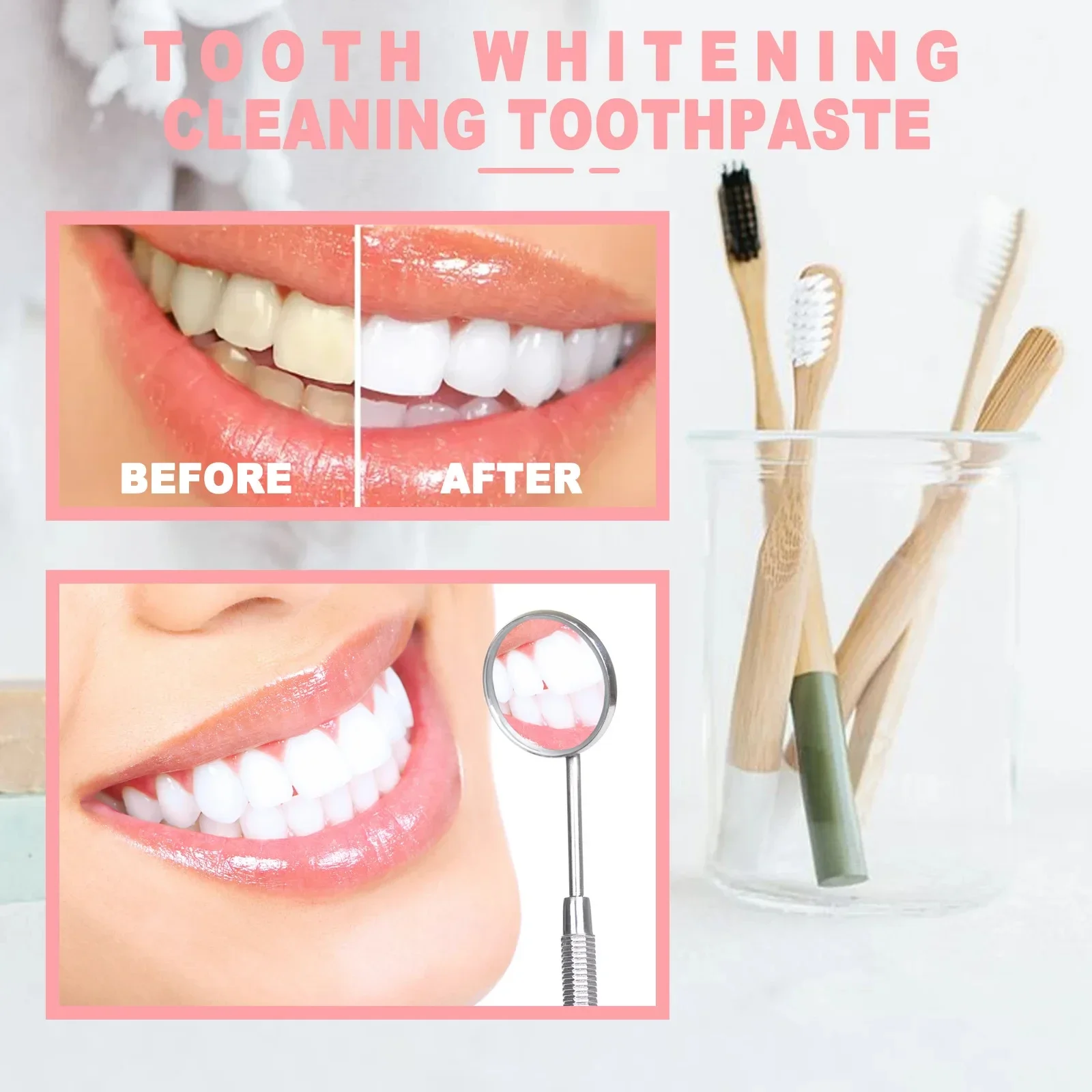 Baking Soda Viaty Vegetatie Tandpasta Vlek Verwijdering Van Rook Verminderen Tandvuil Whitening Strijd Bloedend Tandvlees Tandpasta