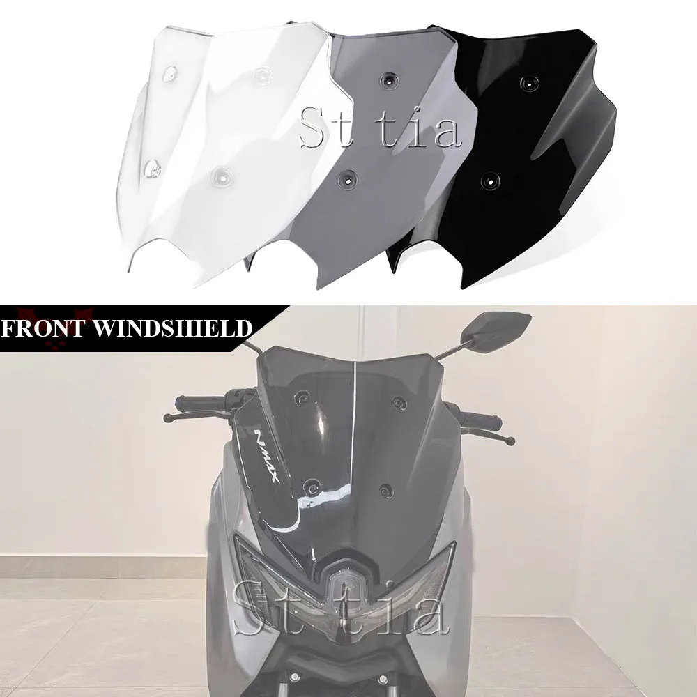 

Новинка 2025, переднее лобовое стекло для Yamaha NMAX125 NMAX155 Tech MAX, ветровые дефлекторы для мотоцикла, передний спойлер, дефлектор ветрового стекла