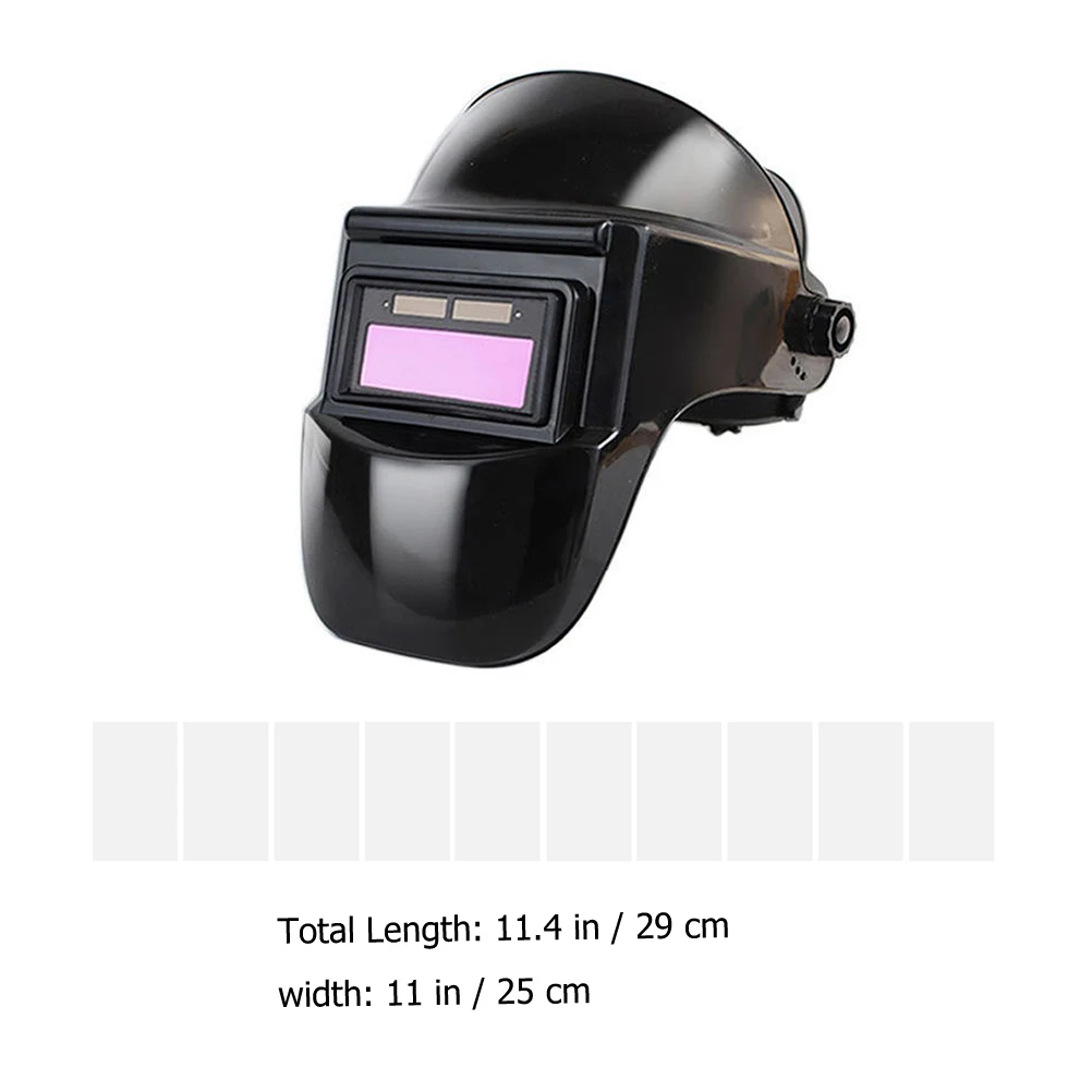 

1 set Auto Darkening Hood Auto Darkening Welding Mask LCD Welding Glasses Argon Arc Hat Protective Gear