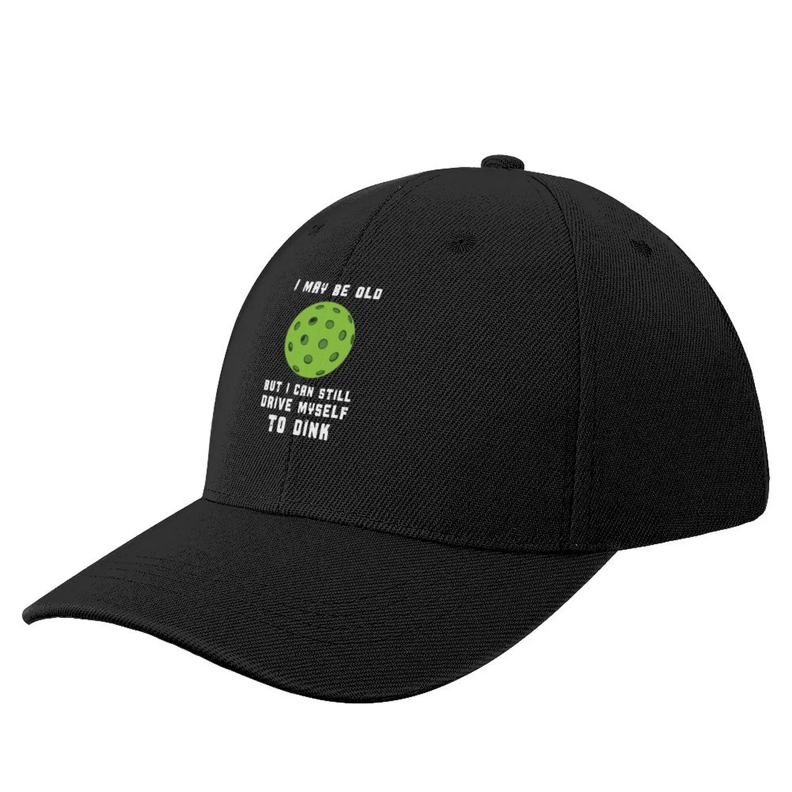 

Funny Pickleball I May Be Old Baseball Cap Visor Snap Back Hat Unique hats Baseball Men Women's