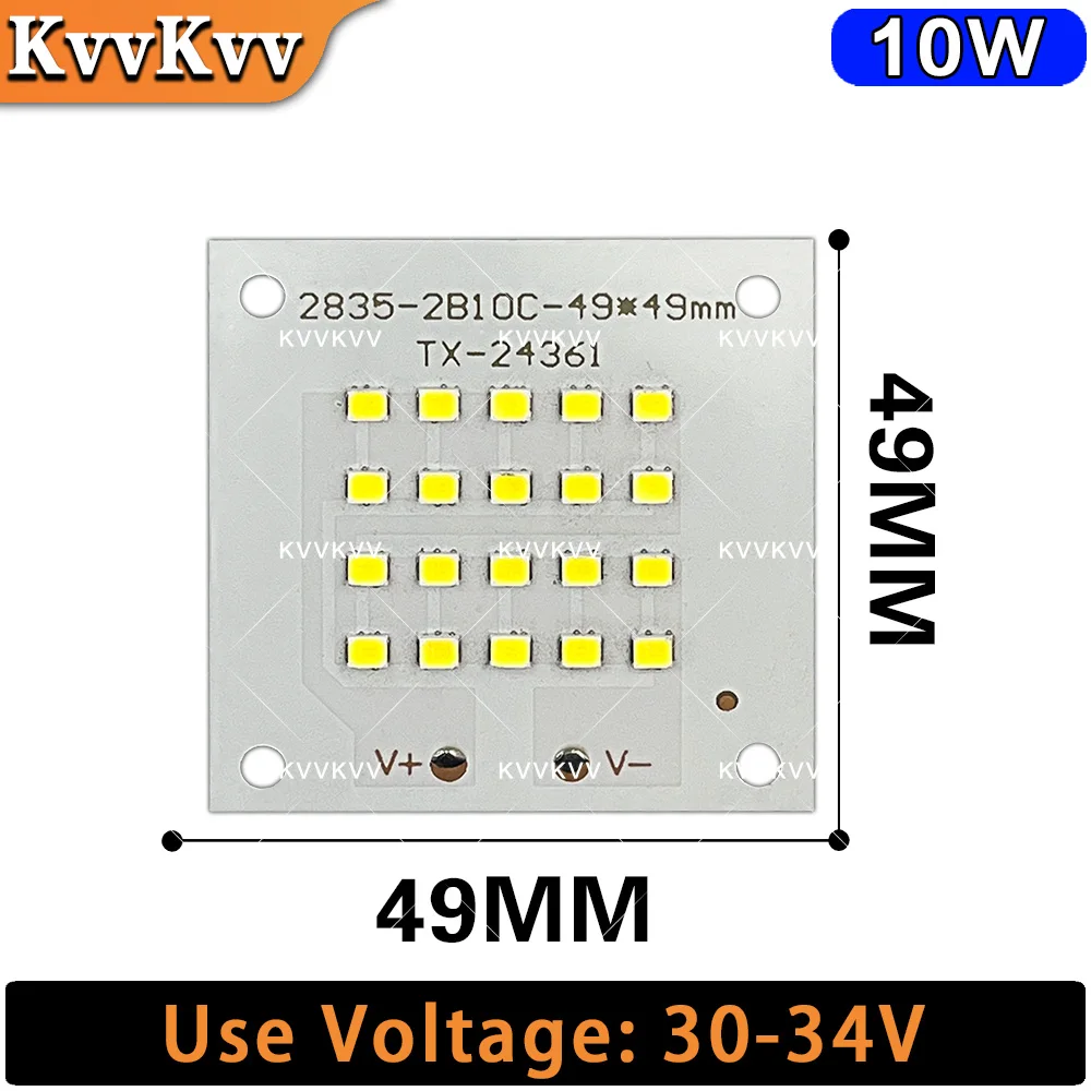 LED PCB 10W 20W 30W 50W 100W 150W Aluminum Plate Lighting Board DC30-34V For Outdoor Floodlight Spotlight Panel Light Source