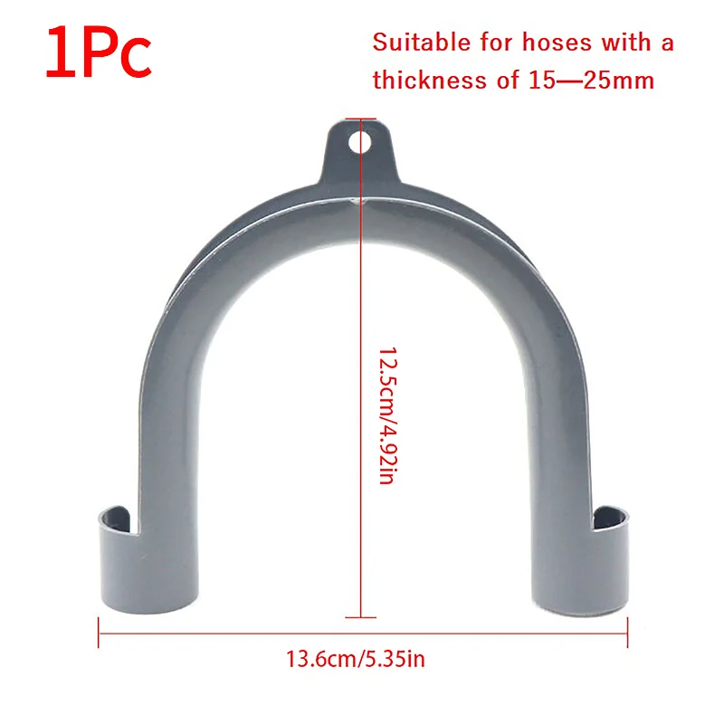 1Pc Universal U Shape Drain Outlet Hose Guide Assembly Fit Drain Hose Washing Machine Dishwashers Hose Clip Hose Holder Bracket