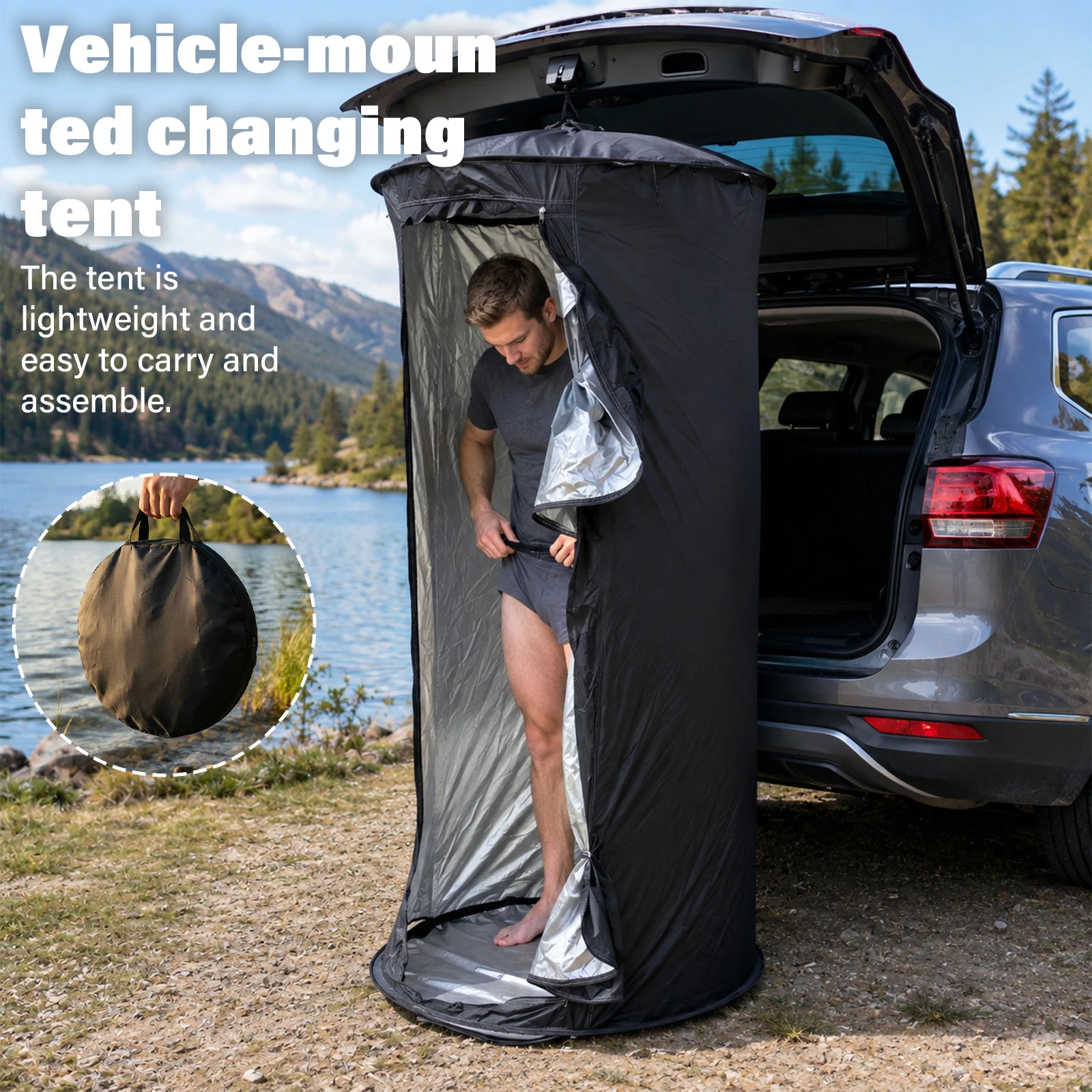 Outdoor Adventure Tent - Składany namiot prywatności na tylną klapę