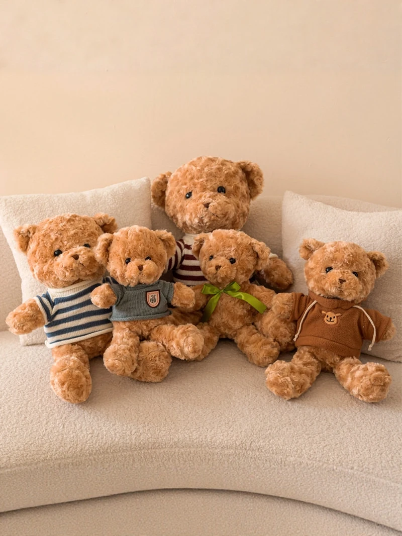 Oso de Peluche para Regalo de Cumpleaños, Muñeco de Peluche Suave para Dormir, Oso de Peluche para Todas las Edades