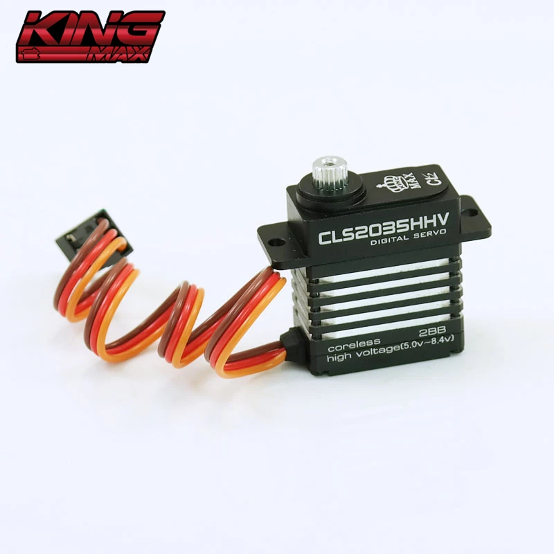 KINGMAX CLS2035HHV 20g 5.5kg.cm@7.4V Metal Gears Digital Mini Servo for 450 Class Helicopter Swashplate