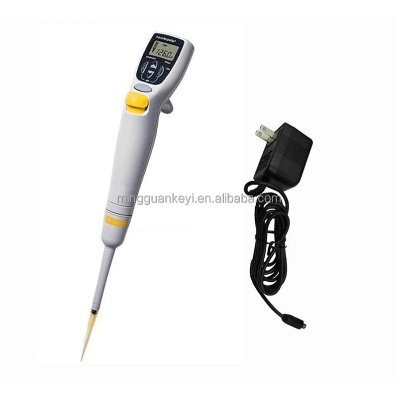 Precision Electronic Single Channel Pipette: 20 - 200uL with Battery & Charger - BD-200UL-LD