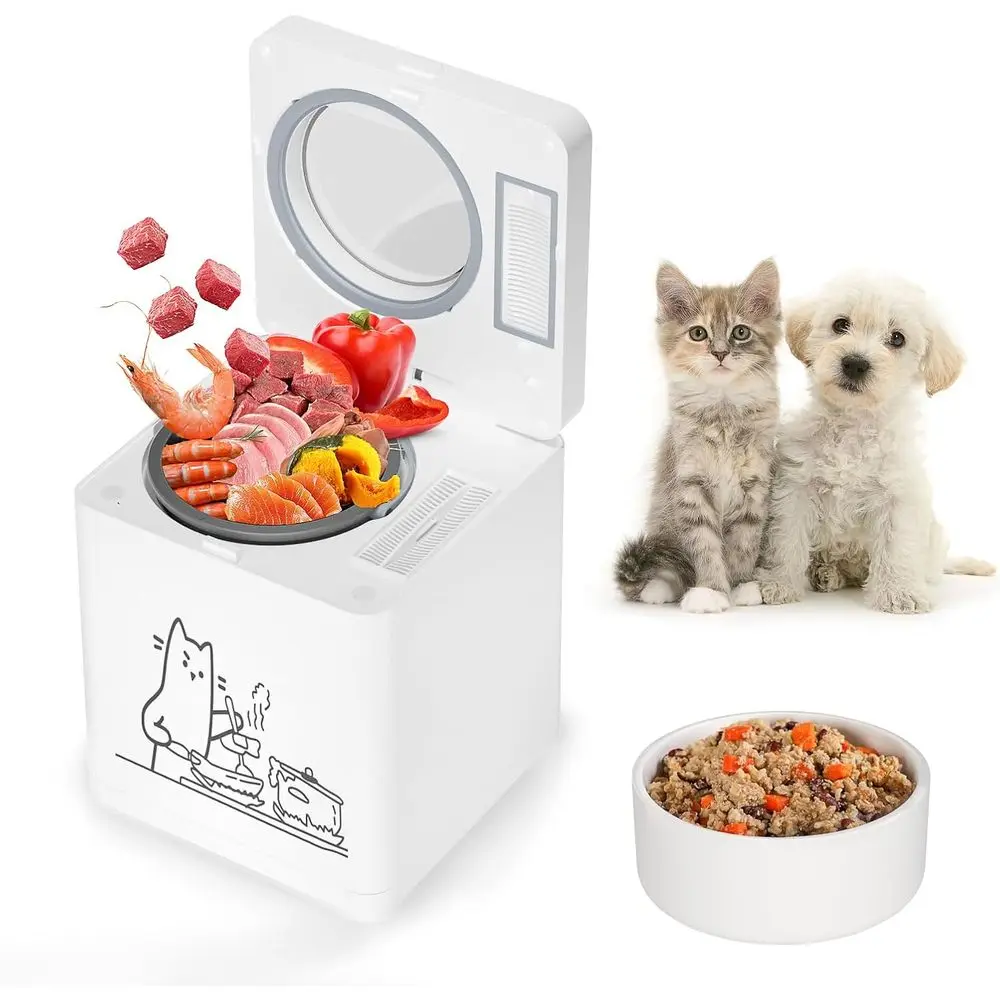 

All-in-One Multicooker for Pet Food: Chopping, Cooking, DIY Treats, 5-in-1 Solution