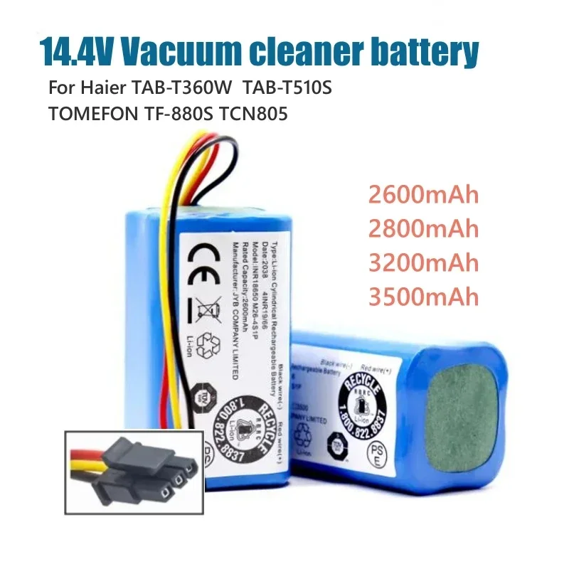 

14.4V Battery For Chuwi/Polaris/Kitfort/DIBEA/Ecovacs 1290 /iBoto ILife/Genio/Liectroux E30/Xiaomi G1 Vacuum Cleaner Battery