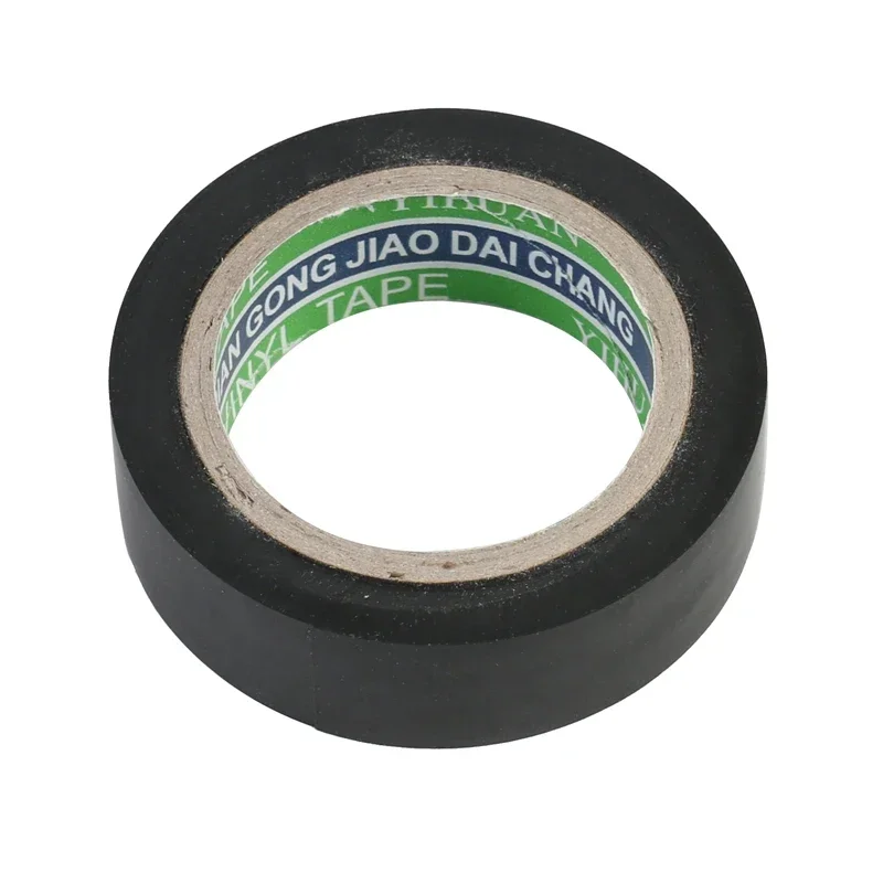 PVC Electrical Insulation Tape 15mm*10m*0.1mm/18mm*10m*0.13mm 10pcs/lot Electrical Black Tape Vinyl Adhesive Insulating Tape