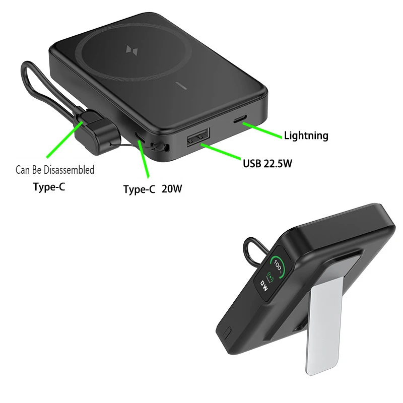Xiaomi Magnetic Power Bank 10000mAh Certified 22.5W Ultra Fast MagSafe Portable Battery Pack for iPhone 12 13 14 15 Pro Max