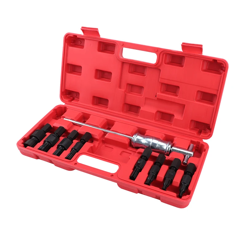 Car Repair Tools 9pc Inner Bearing Puller Set Extractor Removal Tool Kit Blind Hole Kit Small Gear Puller Slide Hammer Pilot