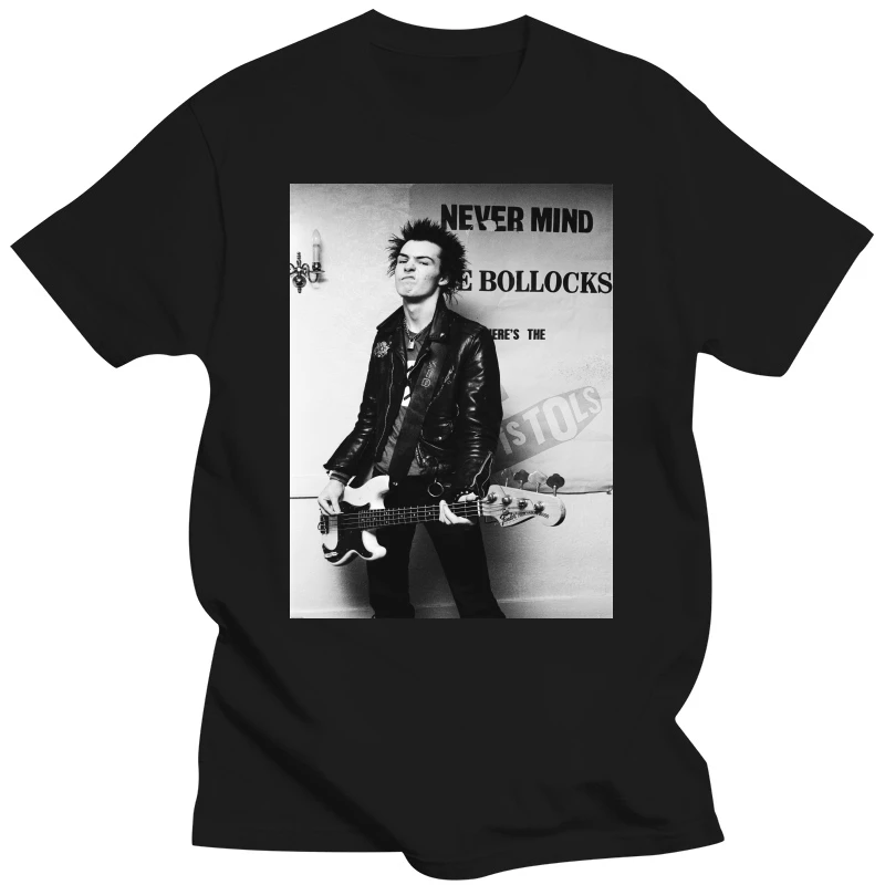 Sid Vicious T-shirt Cotton Short Sleevee Men Shirt All Size S M L 234XL CA379