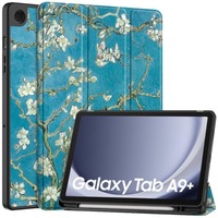 For Samsung Galaxy Tab A9 Plus 11 inch Case Magnetic Folding PU Stand Soft TPU Back Cover For Galaxy Tab А9+ SM-X210 X216 Tablet