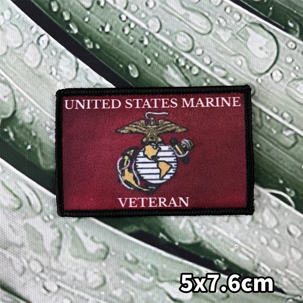 United States Marine Corps USMC Morale Badge Patches Tactical Army Backpack Hook and Loop Printed Stickers