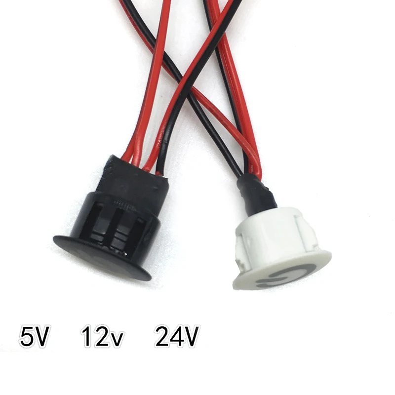 調光可能なタッチセンサースイッチ,ストリップライト,クローゼット,廊下,DC 5v,12v,24v,10mm, 13mm, 16mm