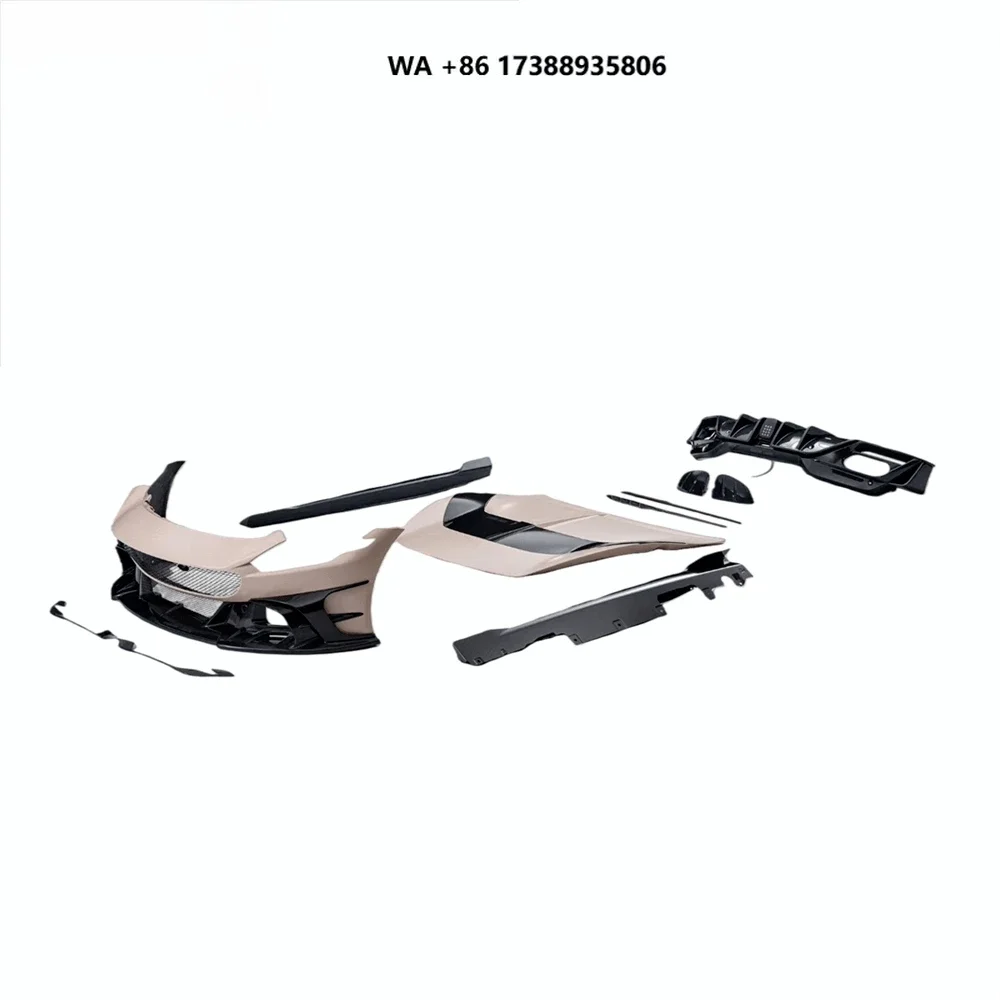 Carbon Fiber Body Kit for Roma MSY Style Full Aero Kit Front Bumper Lip Side Skirts Rear Diffuser Spoiler