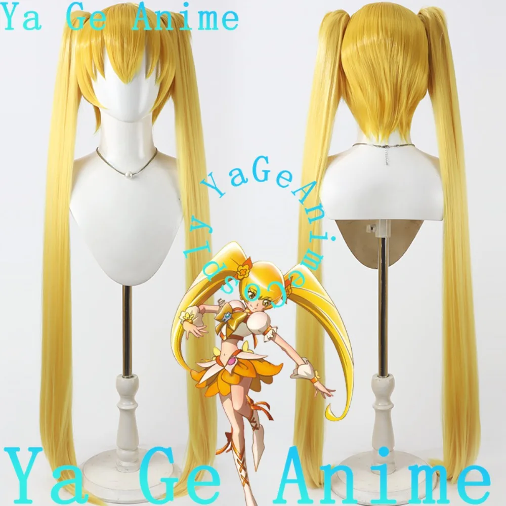 

Ya Ge аниме PreCure Cure Sunshine Inori Mado косплей парик аниме игры Хэллоуин карнавал вечерние синтетические термостойкие волосы