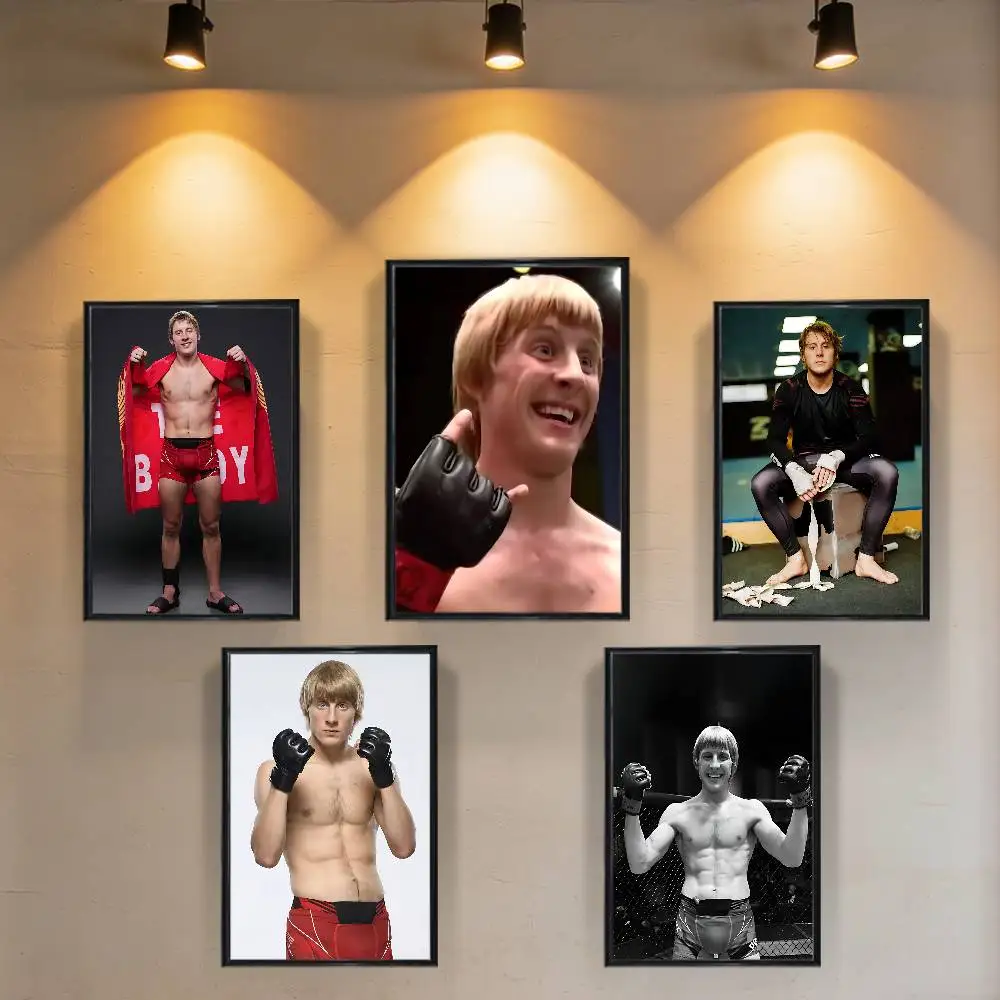 

I ll be back Paddy Pimblett Poster Prints Wall Art Painting Picture Gift Living Room Bar Restaurant Dec Sticker Large