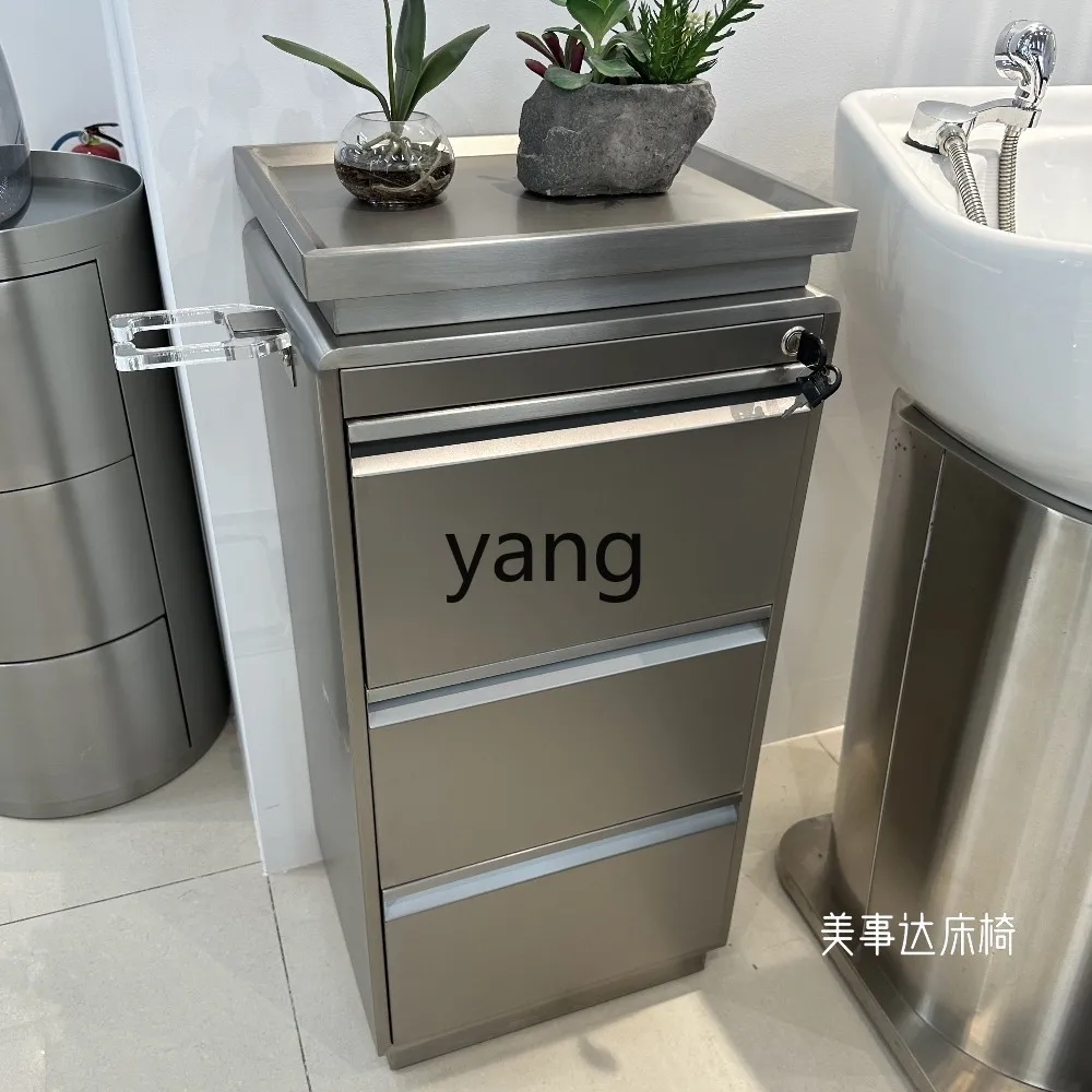 LH  hair salon special display cabinet barber shop single and double-sided storage tool cabinet storage storage cabinet