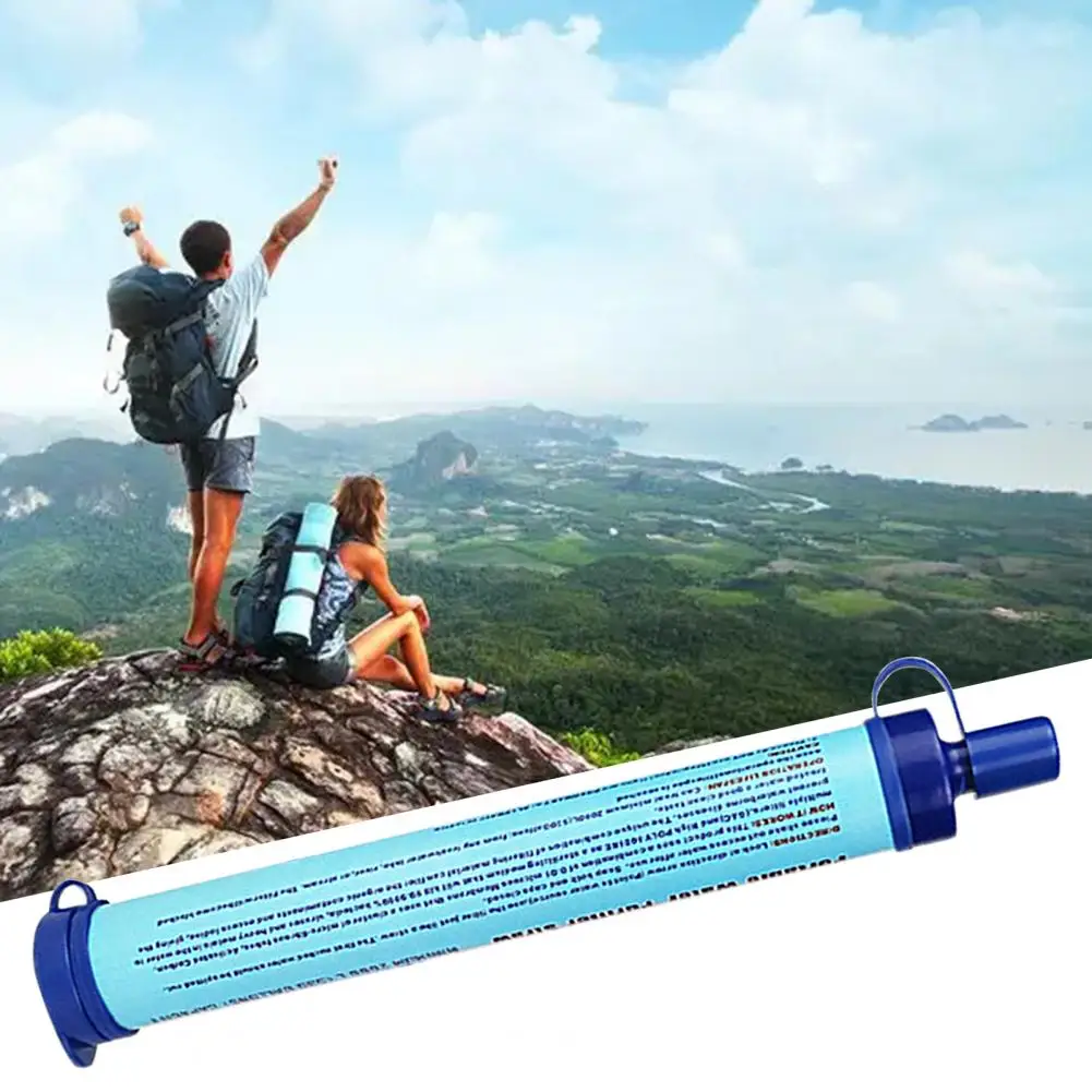 Outdoor Water Filter Reliable Food Grade Labor Saving Camping Direct Drinking Water Filtration Straw Camping Accessories