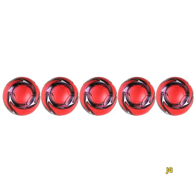 5X プロサッカーボール サイズ 5 公式サッカートレーニングサッカーボール競技屋外サッカーレッド