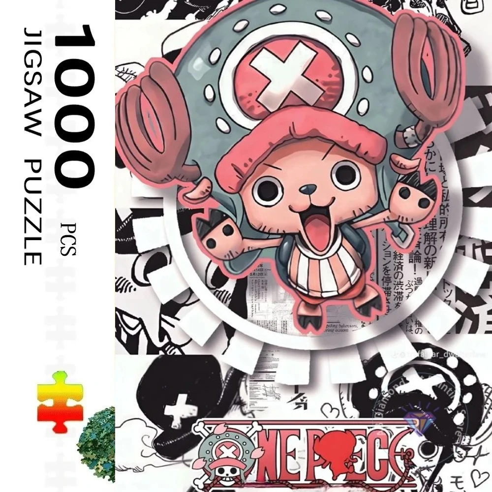 

Пазл из 500 деталей для взрослых ONE PIECE Тони Тони Чоппер, бумажные пазлы, декор для дома, украшение для стен, праздничный подарок
