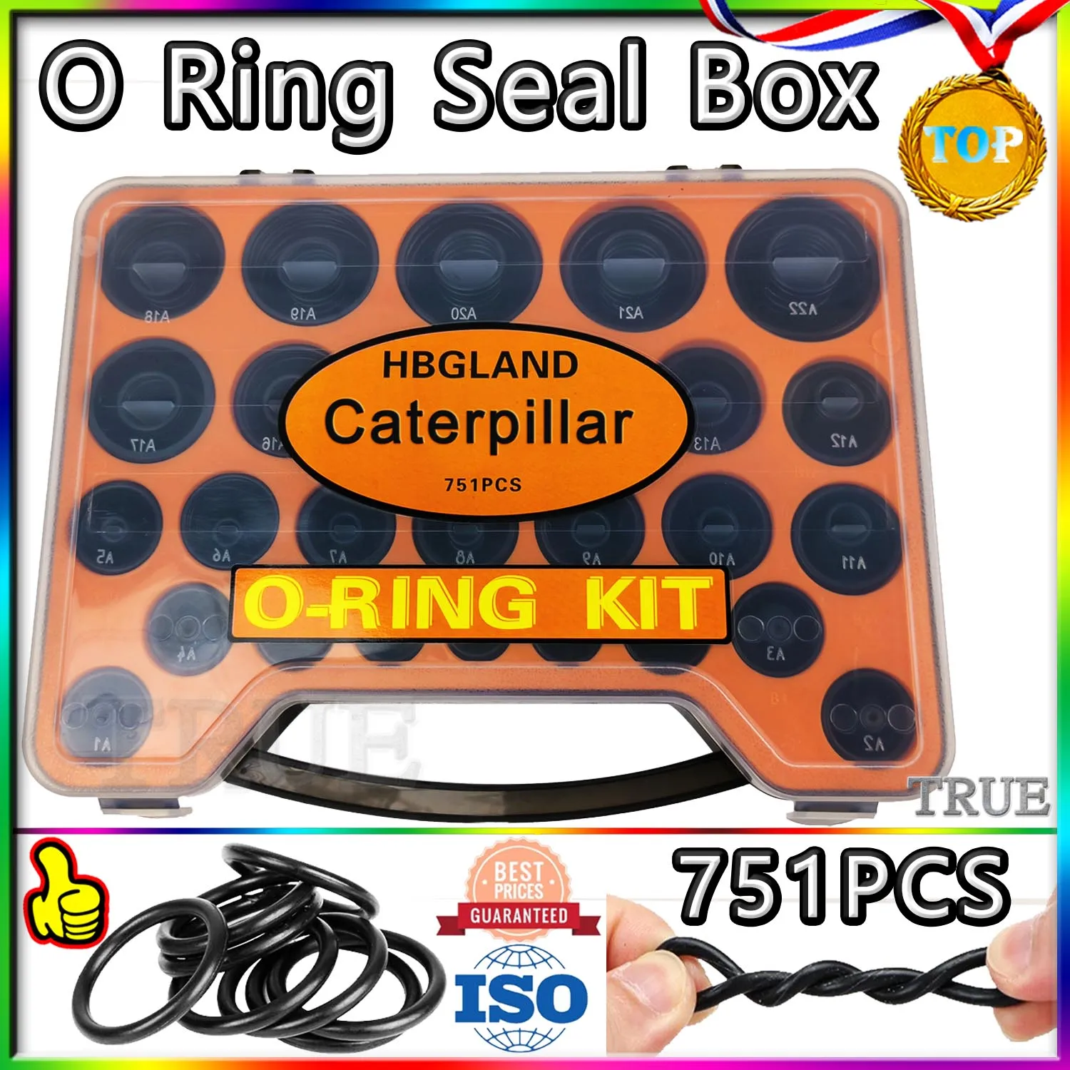 

Для Caterpillar 751 шт. сальник, коробка общего уплотнения, ремонтные комплекты экскаватора, гидравлический цилиндр, нитриловая резина, прокладка NBR Mend Oil