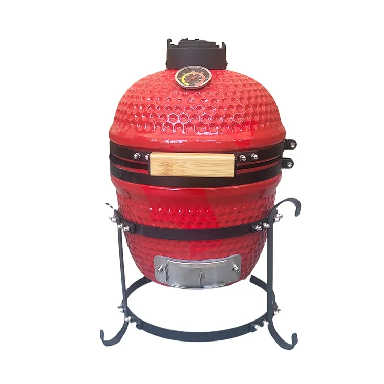 

13-Inch Mini Charcoal Grill Portable Tabletop Ceramic Grill
