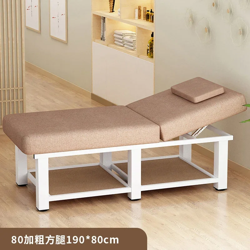 High-end Massage Tables Beauty Salon Special Bed Massage Beds Physiotherapy Home Bed with Hole Folding Embroidery