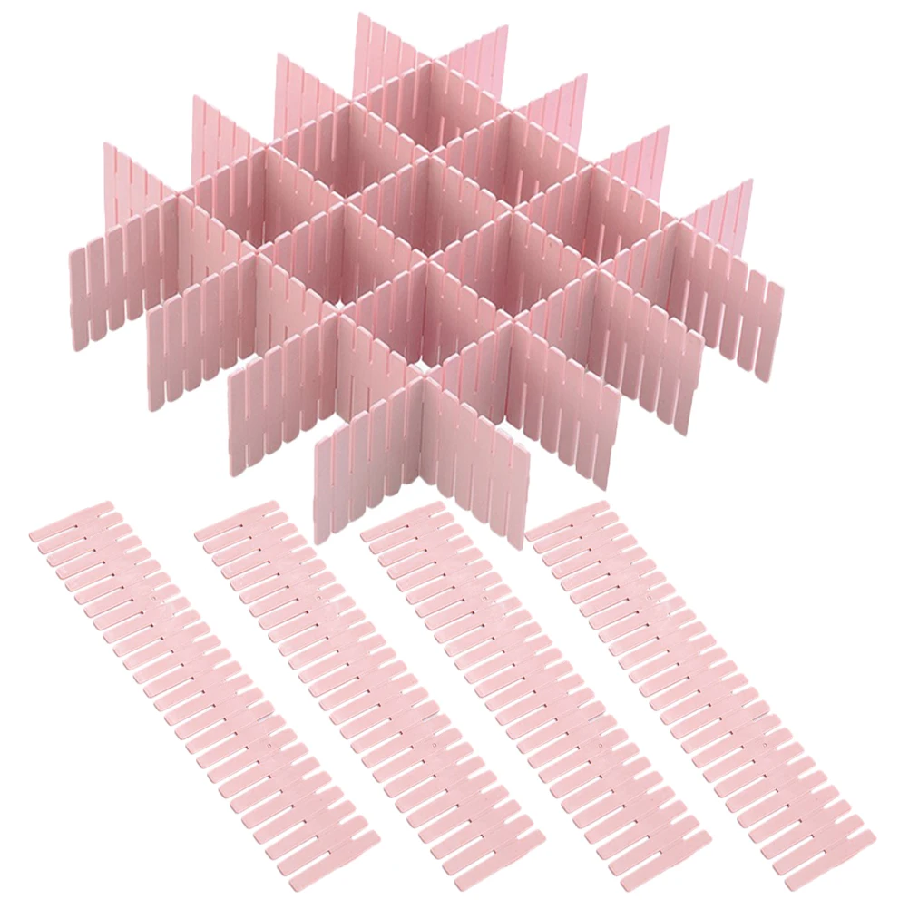 

12 Pcs Plastic Drawer Dividers Adjustable ganizer Separator Sub grid Storage Box Household ganizer DIY
