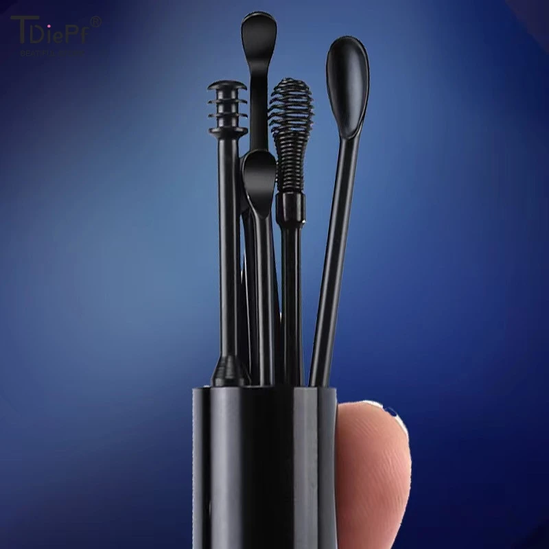 6/10Pcs/Pack Ear Cleaner ABS Ear Care Spoon Tool Spiral For Ears Ear Wax Picker Cleaning Ear Wax Removal Tool Earpick Remover