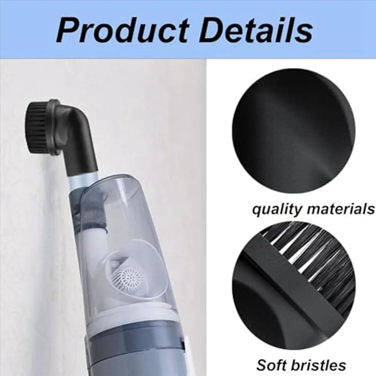 CLIM Vacuum Cleaner Brush, Pack of 2 35 mm Dust Brushes, Vacuum Cleaner Furniture Brushes, Suitable for Most