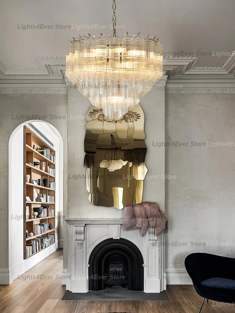LED Dimmable 2026 New Modern Glass Classical Texture Pendant Light Home-applicant Main Suspension Lampen For Dining Room