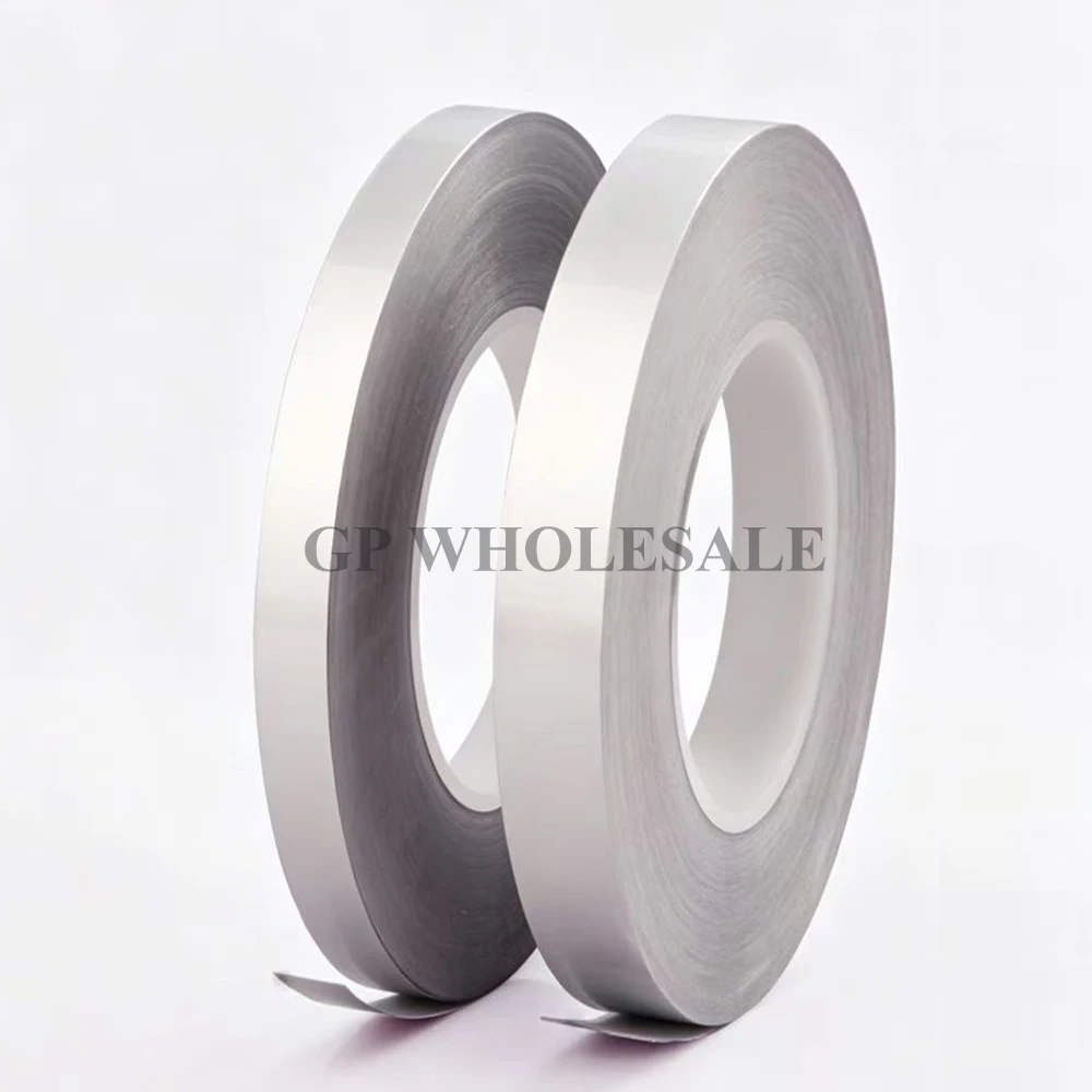 10~30mmx50M Insulated Mylar Aluminum Foil Tape Non-Conductive Single Sided PET Adhesive EMI Shielding for Electronic PCB Repair