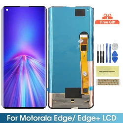 Screen for Motorola Moto Edge XT2063-2 Lcd Display Touch Screen with Frame for Motorola Edge+ Edge Plus Screen Replacement