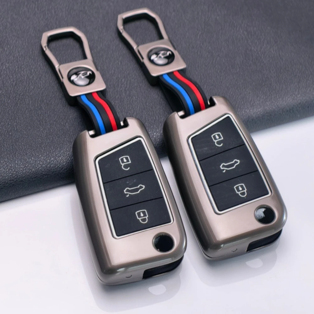 2025 nueva funda para llave de coche de aleación de Zinc para Volkswagen VW Polo Golf 7 MK7 para Skoda Octavia Combi SEAT Leon Ibiza CUPTRA llavero